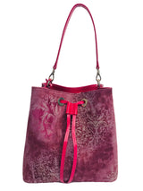 Alya bucket small textile - violet