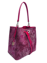 Alya bucket small textile - violet