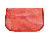 Wallet Dalim Mini Textile coral patterned