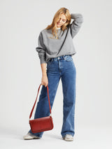 Youbag x Viviane Geppert - Handtasche June bordeaux rot