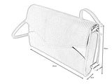 Maia Small Clutch Drawing Zeichnung