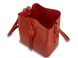 Alya Bucket Small ruby red Beuteltasche rot