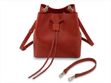 Alya Bucket Small ruby red Beuteltasche rot