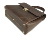 Almaaz Lock L choco brown snake + Vintage