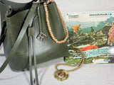 Alya Bucket Small - olive green