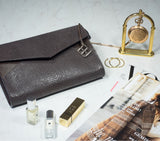 Maia Small – Schlangenoptik braun