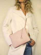 Peacock Double Medium croc Kroko cipria puderrosa