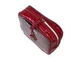 Ida Kosmetik-Tasche, Croc rot