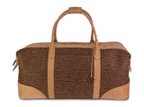 Andy Weekender, Leder geprägt schokobraun, cognac