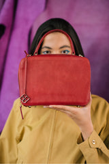 Electra Henkeltasche top handle bag Vintage ruby red rot