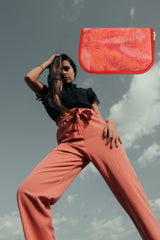 Dalim mini Textil - Koralle gemustert