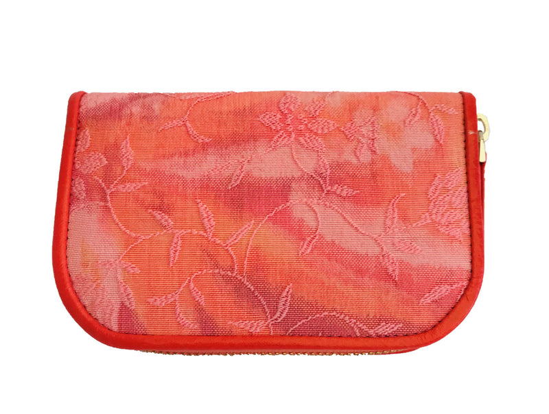 Wallet Dalim Mini Textile coral patterned