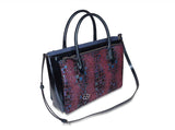 Shopper "Caya" - navy blue and multicolored